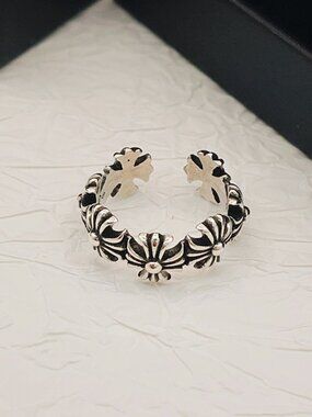 Chrome Hearts Sterling Silver Open Ring